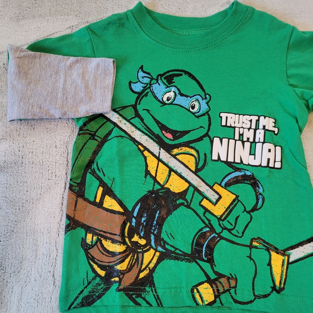 TMNT Teenage Mutant Ninja Turtles Unisex 18 Months Long Sleeve Shirt Top Tshirt